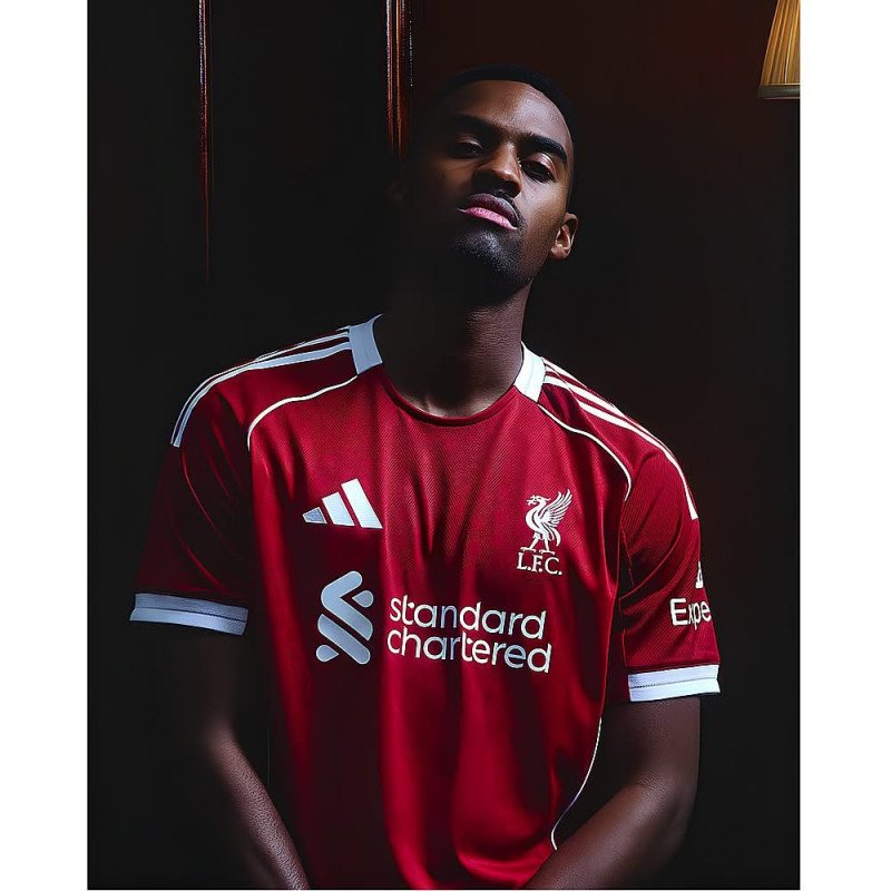  Ensemble Maillot Short Liverpool Enfant 2025/2026 Domicile - Adidas