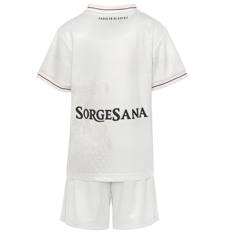 Ensemble Maillot Short SSC Napoli Enfant 2025/2026 Extérieur - EA7 Emporio Armani
