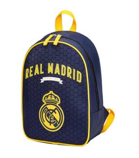 Sac à dos REAL MADRID Scolaire – Rentrée École 2025 – Licence Officielle – Marine / Jaune