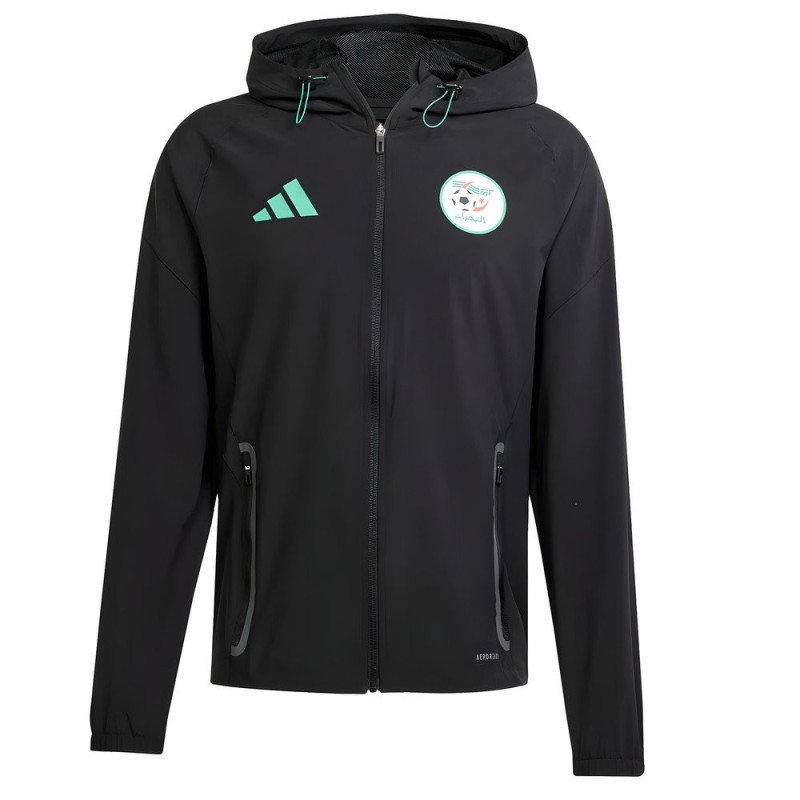 Veste Algérie 2025/2026 Capuche - Adidas  Veste Algérie 2025/2026 Capuche - Adidas