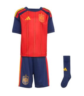  Ensemble Maillot Short Chaussettes Espagne Petit Enfant COUPE DU MONDE 2026/2027 Domicile - Adidas