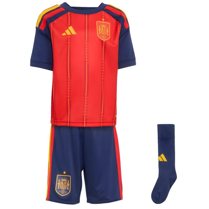  Ensemble Maillot Short Chaussettes Espagne Petit Enfant COUPE DU MONDE 2026/2027 Domicile - Adidas