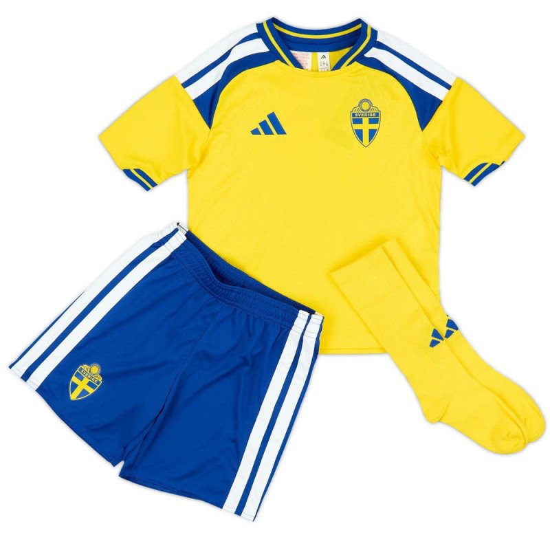 Ensemble Maillot Short Chaussettes Suède Petit Enfant COUPE DU MONDE 2026/2027 Domicile - Adidas