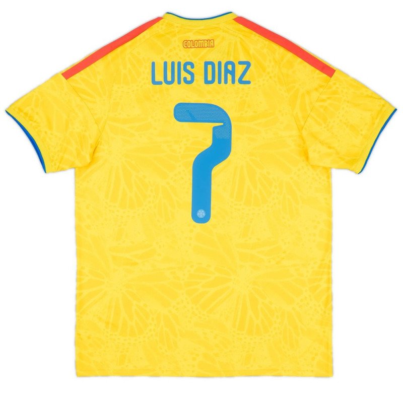 Maillot Colombie Enfant Luis Diaz COUPE DU MONDE 2026/2027 - Adidas