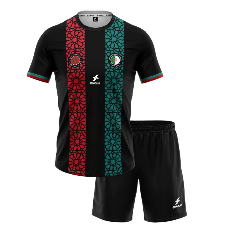  Ensemble Maillot Short Maroc X Algérie Enfant 2026 - Dkali