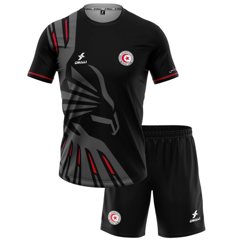  Ensemble Maillot Short Tunisie Enfant 2026 - Dkali