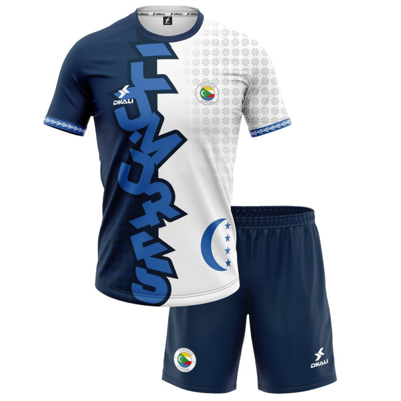  Ensemble Maillot Short Comores Enfant 2026 - Dkali