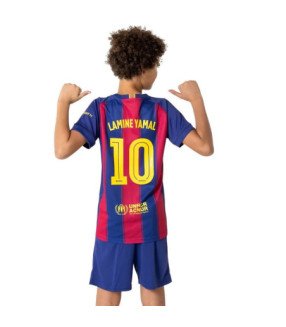  Ensemble Maillot Short FC Barcelone Enfant LAMINE YAMAL 2025/2026 Domicile