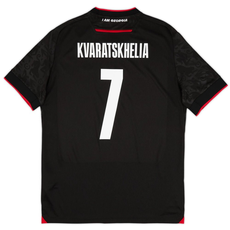  Maillot Géorgie Kvaratskhelia 2025/2026 Extérieur - Macron