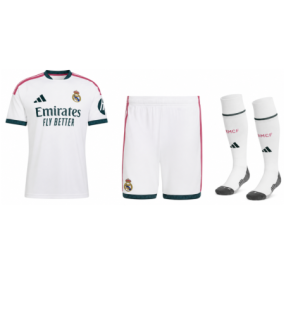 Ensemble Maillot Short Chaussettes Real Madrid Enfant 2026/2027 - Adidas